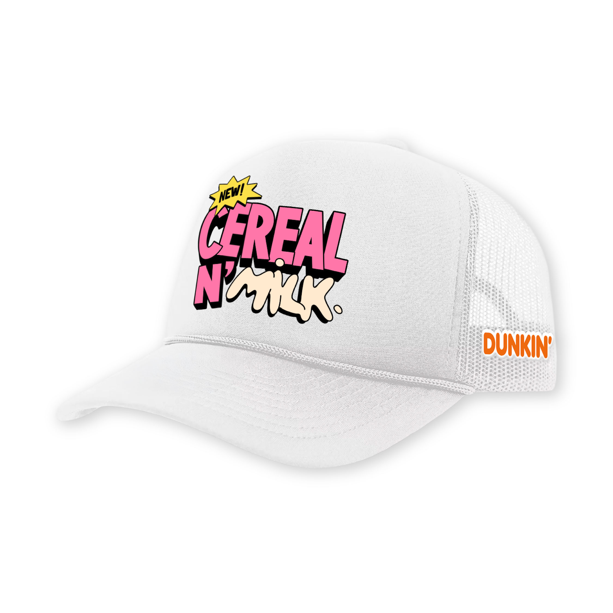 Cereal n’ Milk Hat - White