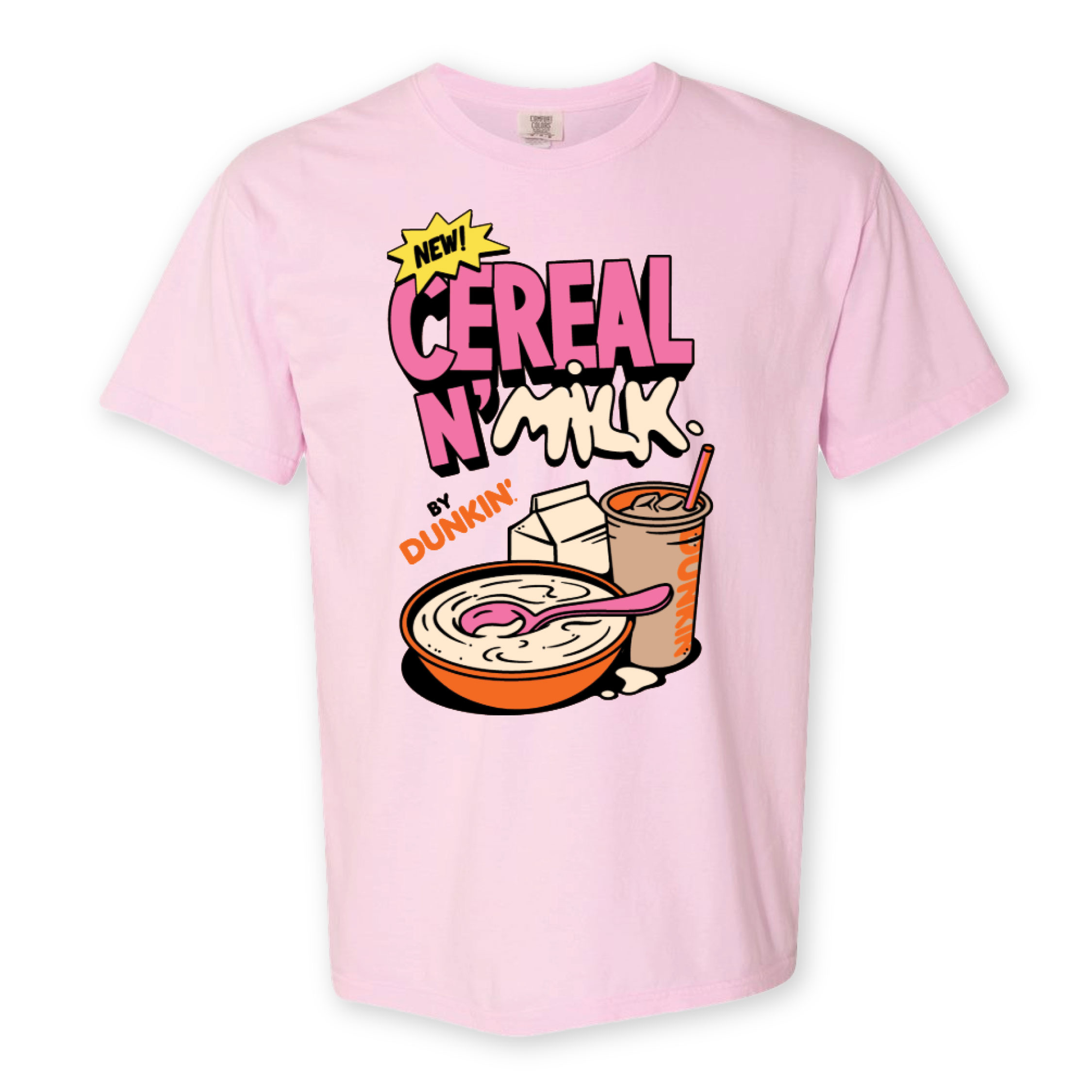 Cereal n' Milk Heavy Weight Tee - Blossom